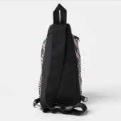 Drapeau américain patriotique motif Crossbody Sacs (Verso)