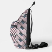 Drapeau américain patriotique motif Crossbody Sacs (Droite)