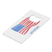 Drapeau américain patriotique personnalisé (Dos Angle)