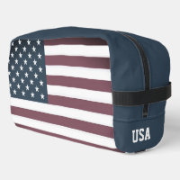 Drapeau américain patriotique sac de toilette de v