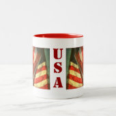 Drapeau américain patriotique USA Mug (Centre)