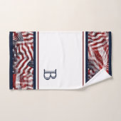 Drapeau Américain Personnalisé Tirages Et Étoiles  (Serviette à main)