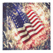 Drapeau américain - Photo Cube (Devant)