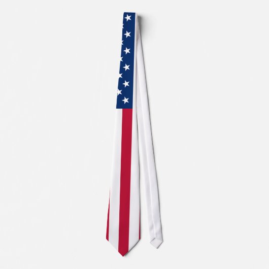 Drapeau américain pour la Cravate (Devant)