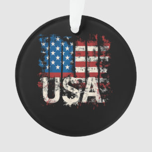 Drapeau américain rétro 4 juillet
