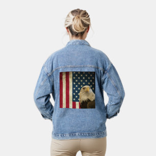 Drapeau américain rétro Eagle USA Flag Womens