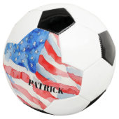 Drapeau américain Rouge Blanc Bleu Personnel (3/4)