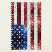 drapeau américain rouge blanc brillant parties sci (Devant)