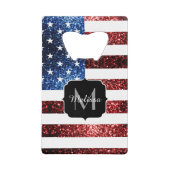 Drapeau américain rouge et bleu étincelles parties (Devant)