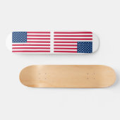 Drapeau américain Skateboard États-Unis d'Amérique (Horz)