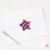 Drapeau américain Star Stickers (feuille de 20) (Enveloppe)