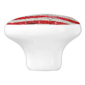 Drapeau américain sur le bouton de porte de (Côté)