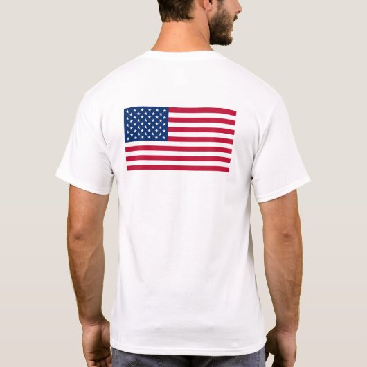 Drapeau américain T-Shirt (Dos)