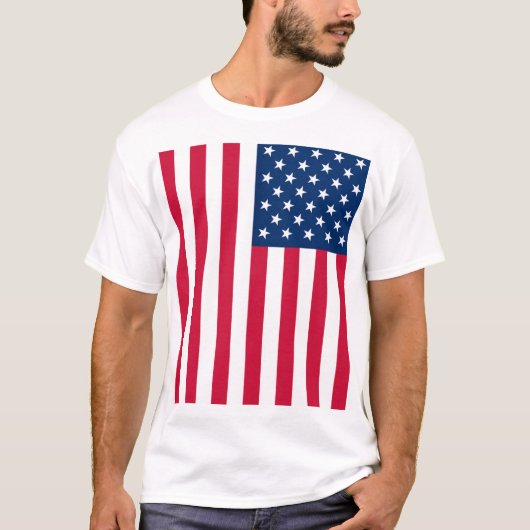 Drapeau américain T-Shirt États-Unis d'Amérique (Devant)