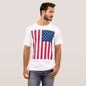 Drapeau américain T-Shirt États-Unis d'Amérique (Devant entier)