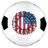 Drapeau américain Tournesol-32222 (Tourné)