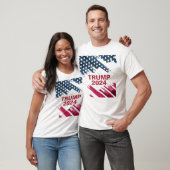Drapeau américain Trump T-Shirt 2024 (Unisexe)