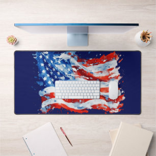 Drapeau américain USA Aquarelle 4 juillet