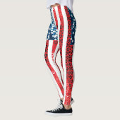drapeau américain vertical leggings (Gauche)