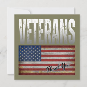 DRAPEAU AMÉRICAIN VÉTÉRANS MERCI 4 JUILLET