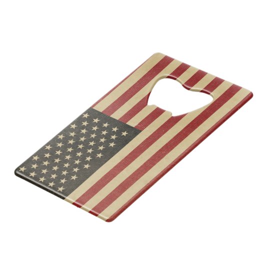 Drapeau américain vintage (Devant Angle)