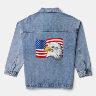 Drapeau américain vintage Bald Eagle