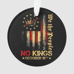 Drapeau américain vintage No Kings America 1776 18
