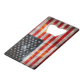 Drapeau américain vintage patiné (Devant Angle)