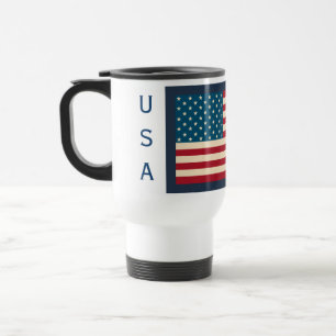 Drapeau américain Voyage café Mug cadeau