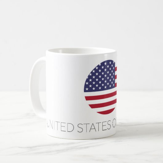 Drapeau américain Voyage Mug (Devant gauche)