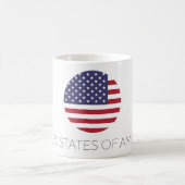 Drapeau américain Voyage Mug (Centre)