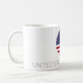 Drapeau américain Voyage Mug (Gauche)