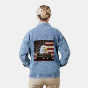 Drapeau américain We The People Aigle chauve