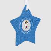 Drapeau Angel Hanoukka coréen (Sud) Personnalisé (devant)