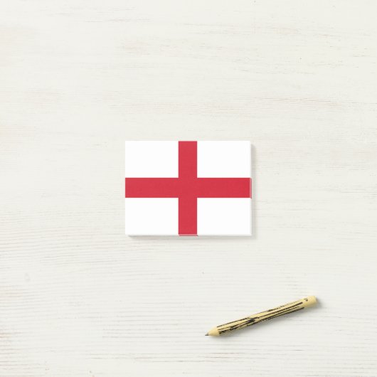 Drapeau anglais Post-it® Notes (Sur un bureau)