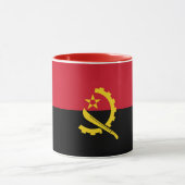 Drapeau angolais Mug (Centre)