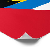 Drapeau Antigua & Barbuda Poster (Coin)