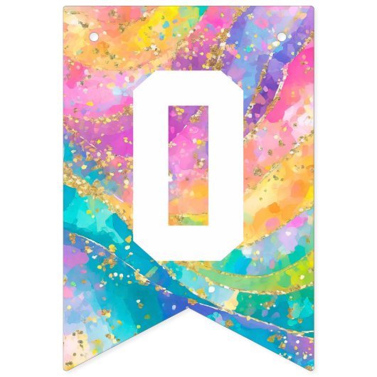 Drapeau Arc-en-ciel et Or (Troisième drapeau)