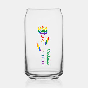 Drapeau arc-en-ciel Rose Fierté Gay Nom personnali