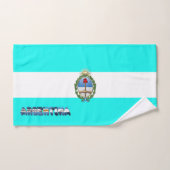 Drapeau argentin (Serviette à main)