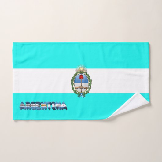 Drapeau argentin (Serviette à main)