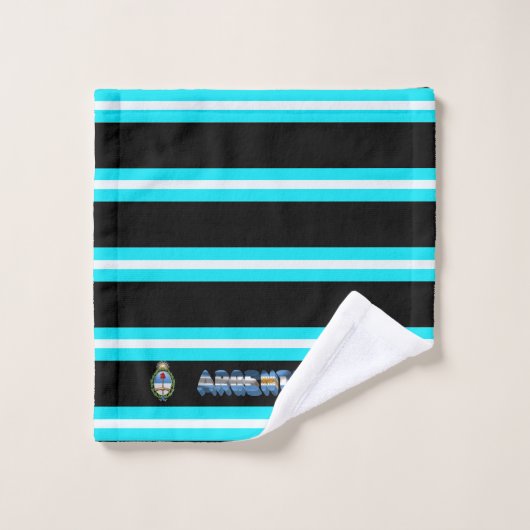 Drapeau argentin (Gant de toilette)