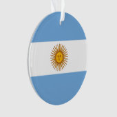 Drapeau argentin de la coutume argentine Noël (devant)