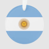Drapeau argentin de la coutume argentine Noël (devant)