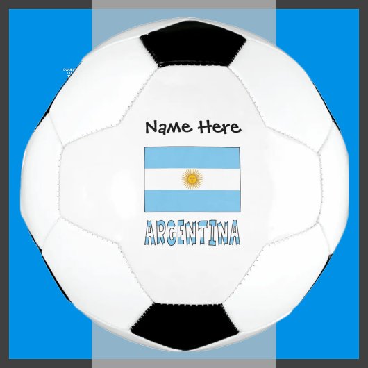 Drapeau argentin et argentin personnalisé