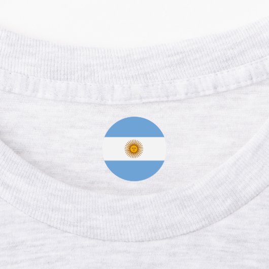 Drapeau argentin Étiquette (Apposé)