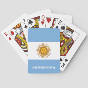 Drapeau argentin Jeux, Cartes à jouer argentines