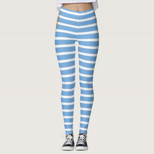 Drapeau argentin Leggings (Devant)