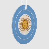 Drapeau argentin rond, Drapeau argentin (devant)