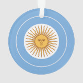 Drapeau argentin rond, Drapeau argentin (dos)